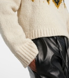 Proenza Schouler Lizzy fair isle cotton turtleneck sweater