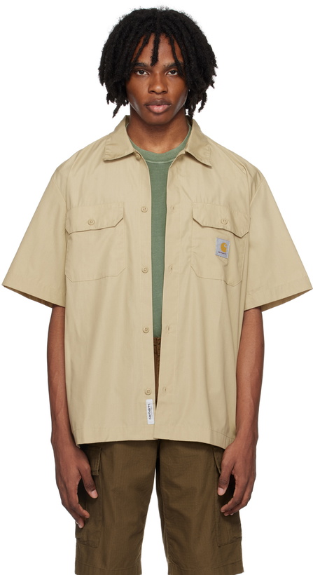 Photo: Carhartt Work In Progress Beige Craft Shirt