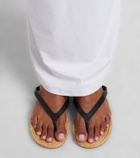Christopher Esber Palma leather thong sandals