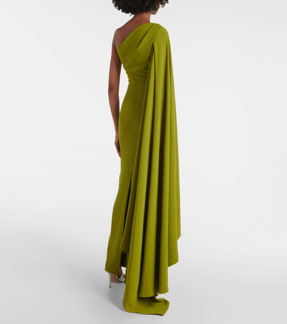 Solace London Daria one-shoulder gown Solace London