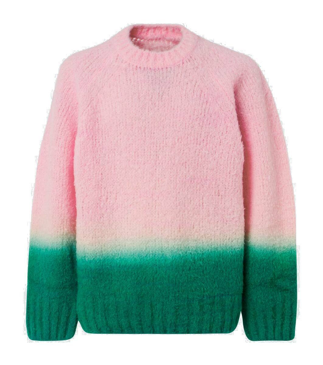 Sacai Gradient wool-blend sweater Sacai