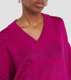 Missoni Zig-zag oversized wool-blend sweater