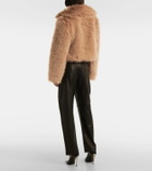 The Sei Faux fur bomber jacket