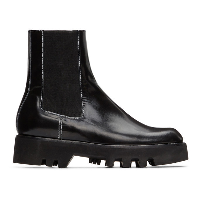 Photo: JW Anderson Black Chelsea Ankle Boots