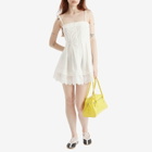 Peachy Den Women's Renee Mini Dress in Porcelain
