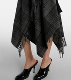 Ralph Lauren Collection Hadia fringed wool midi skirt