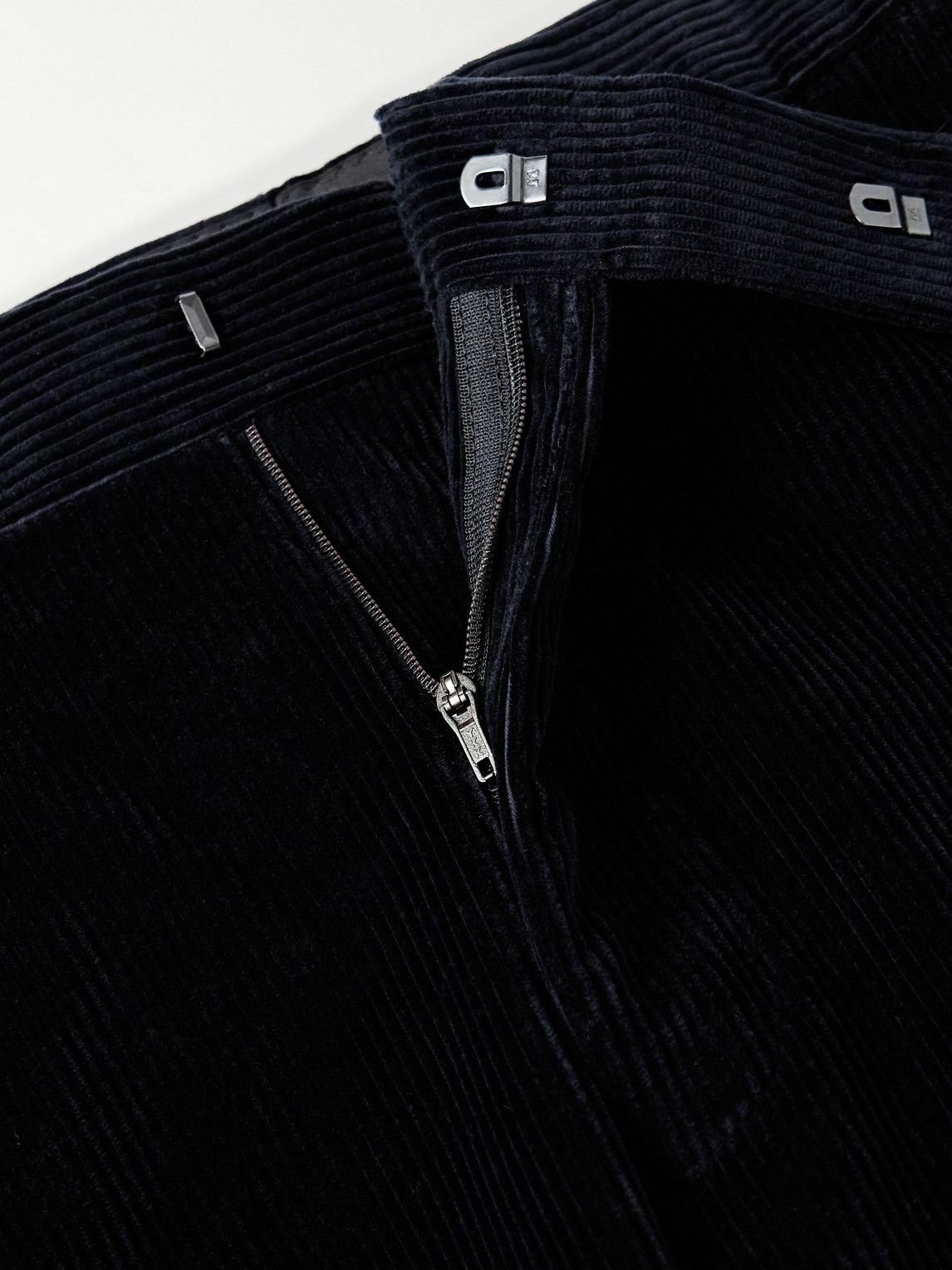 Richard James - Chapman Slim-Fit Straight-Leg Cotton-Corduroy Suit Trousers - Blue