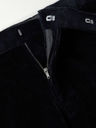 Richard James - Chapman Slim-Fit Straight-Leg Cotton-Corduroy Suit Trousers - Blue