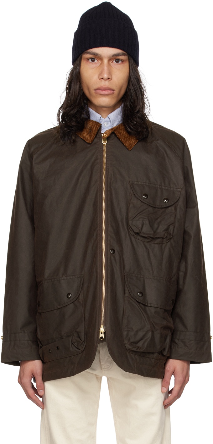 Photo: Drake's Brown Coverall Jacket