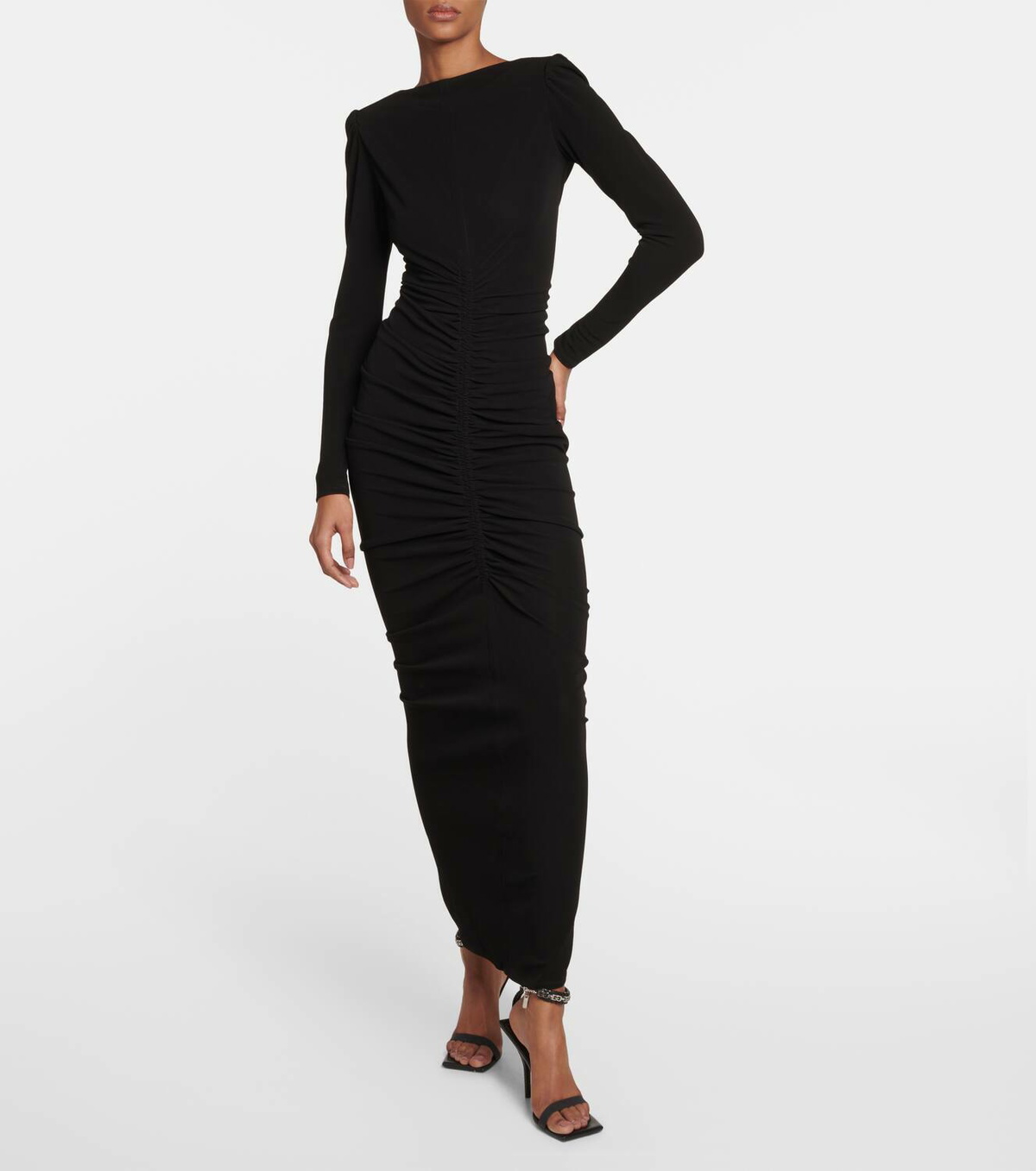 Givenchy Ruched jersey maxi dress Givenchy