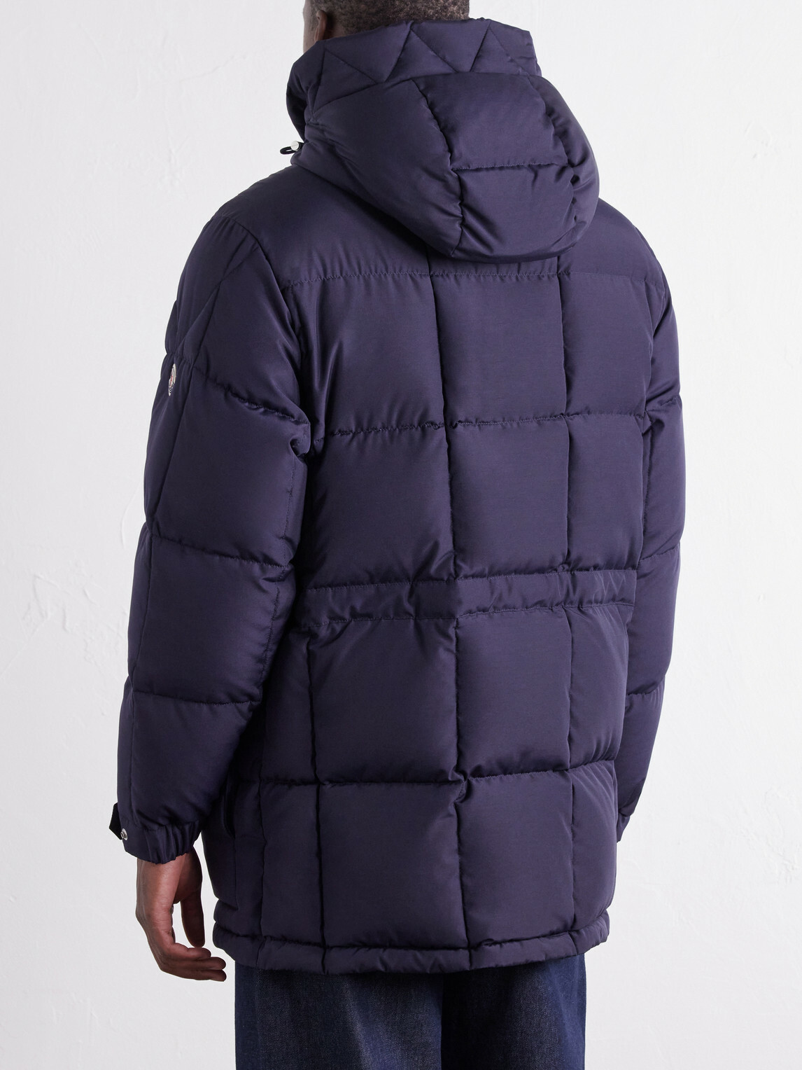 Moncler - Sylmara Logo-Appliquéd Hooded Quilted Shell Down Parka - Blue