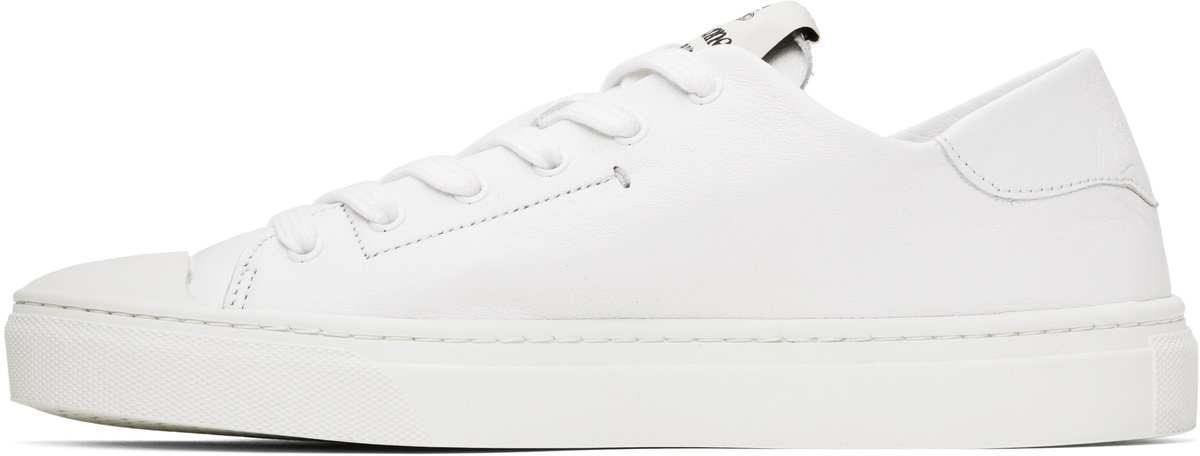 Vivienne Westwood White Low Top Soft Punch Sneakers