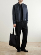 Canali - Wool Bomber Jacket - Blue