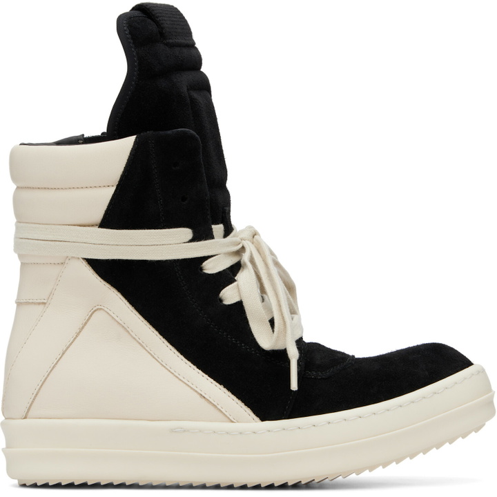 Photo: Rick Owens Black Tower Geobasket Sneakers
