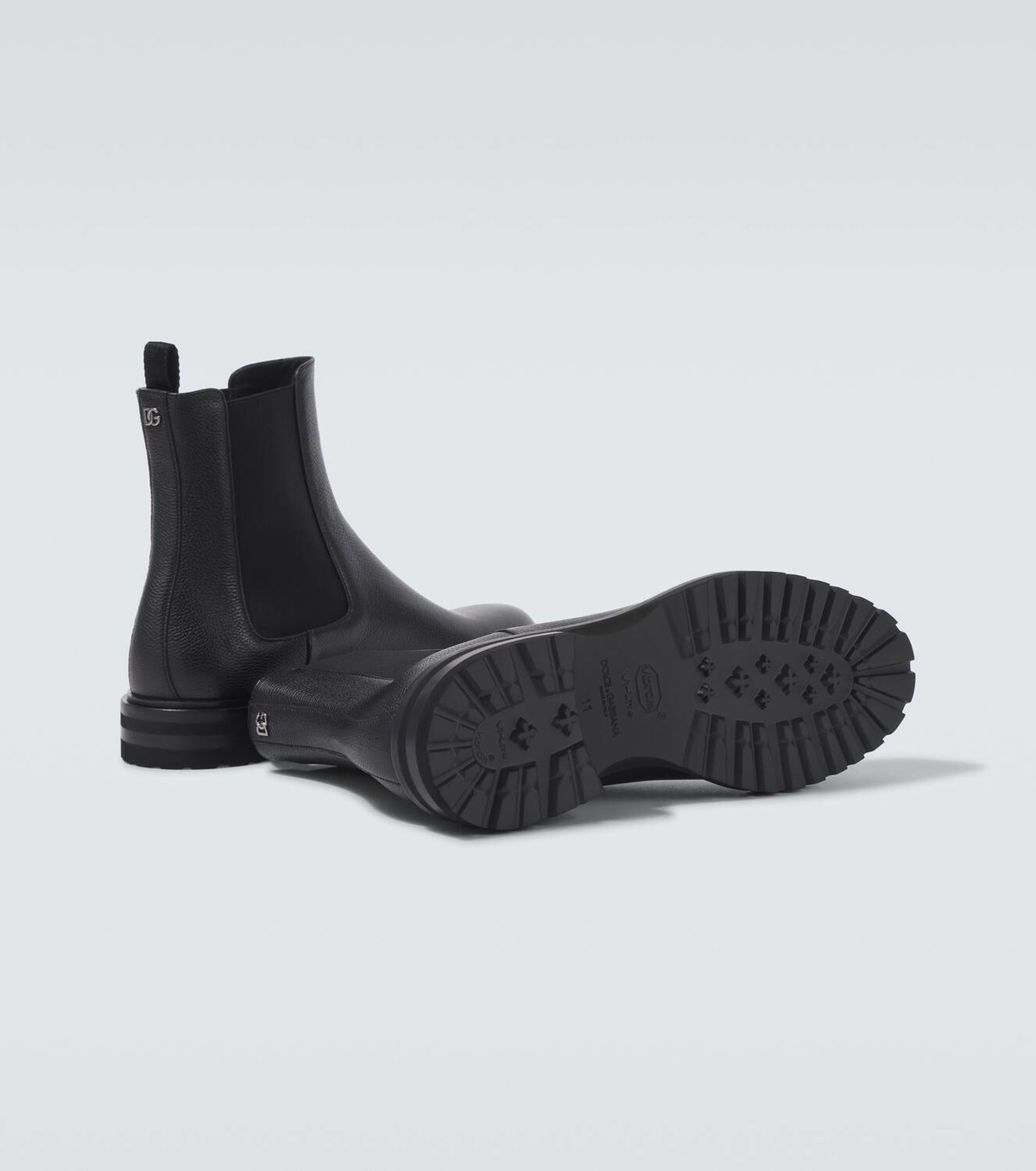 Dolce&Gabbana Altavilla leather Chelsea boots