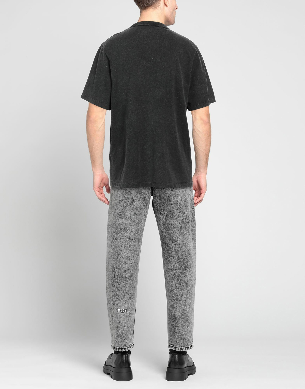 Fendi Mens T-shirt Charcoal