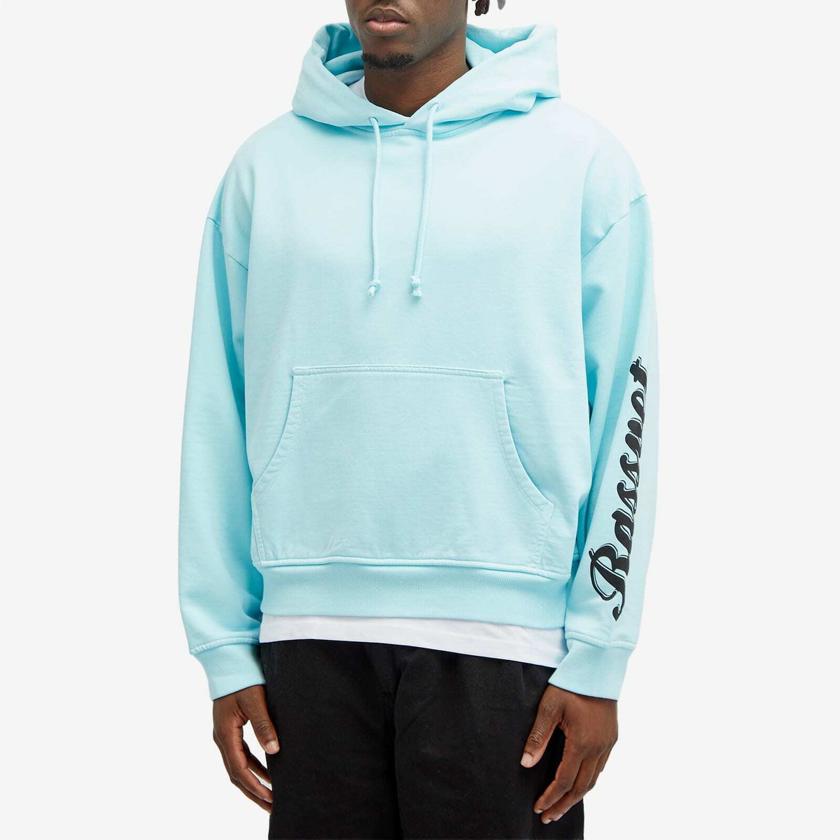 PACCBET Men's Miami Pull Over Hoodie in Light Blue