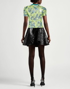Versace Jeans Couture Womens T-shirt Lime in Green