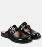 Loewe Campo leather Mary Jane mules