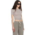 Fear of God ESSENTIALS Taupe Soft Rib Fitted T-shirt