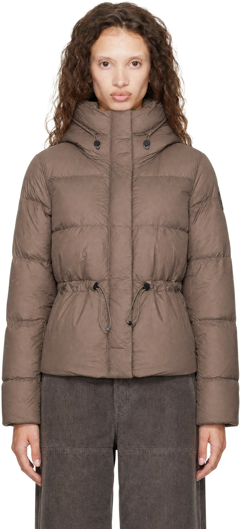 Canada Goose Taupe Montgomery Down Jacket