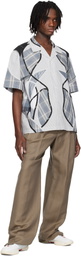 Craig Green Blue Patchwork Shirt