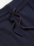 Loro Piana - Tapered Cashmere and Silk-Blend Sweatpants - Blue