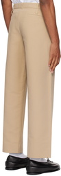 Jacquemus Beige Le Chouchou 'Le Pantalon Piccinni' Trousers