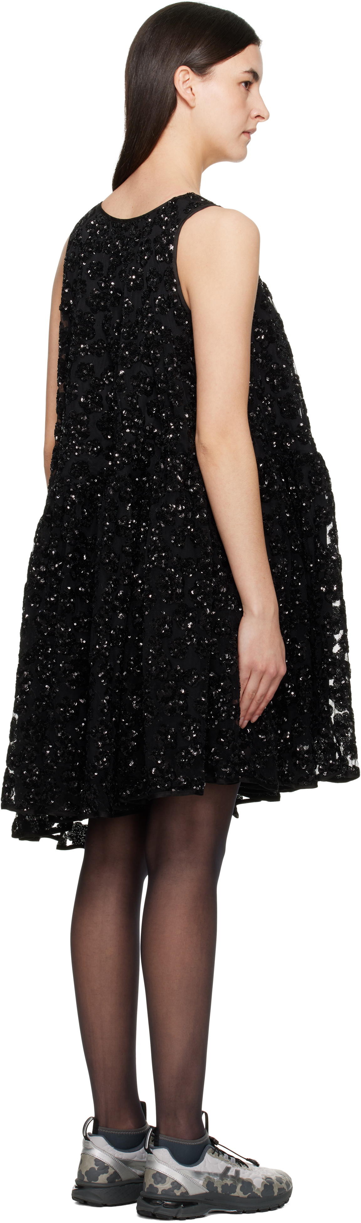 Cecilie Bahnsen Black Azelia Minidress