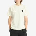 F.C. Real Bristol Men's Authentic Logo T-Shirt in Off White