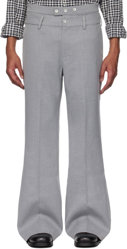 Photo: C2H4 Gray Corbusian Tailored Trousers