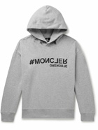Moncler Grenoble - Logo-Appliquéd Cotton-Jersey Hoodie - Gray