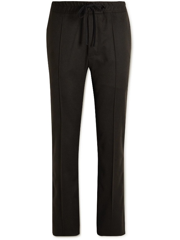 Photo: TOM FORD - Slim-Fit Cashmere Drawstring Suit Trousers - Brown