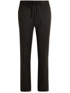 TOM FORD - Slim-Fit Cashmere Drawstring Suit Trousers - Brown