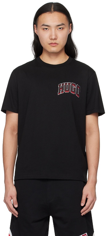 Photo: Hugo Black Embroidered T-Shirt