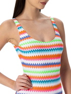 MC2 Saint Barth Woman Raschel Knit Scoopback One Piece Swimsuit Lora