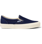 Vans - OG Classic LX Canvas Slip-On Sneakers - Blue