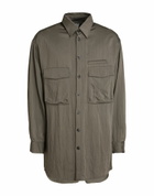 Lemaire Mens Shirt Military in Green