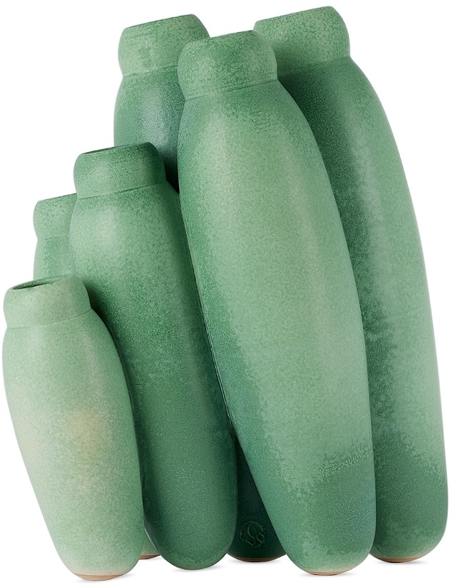 Photo: Daniel Cavey Green Cluster Vase