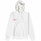 Helmut Lang Men's All Over Logo Popover Hoody in White