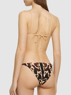 WEWOREWHAT Animal Printed Bikini Bottoms