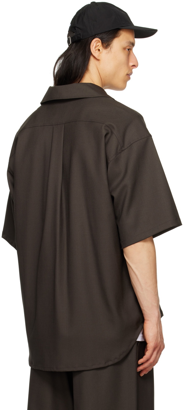 Lownn Brown Minimal Shirt