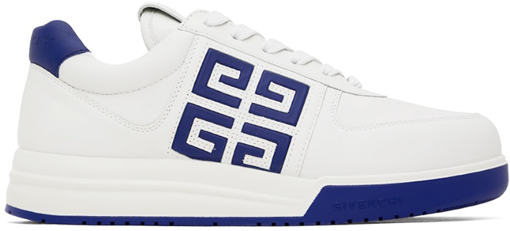 Photo: Givenchy White & Blue G4 Sneakers