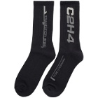 C2H4 Grey Logo Socks