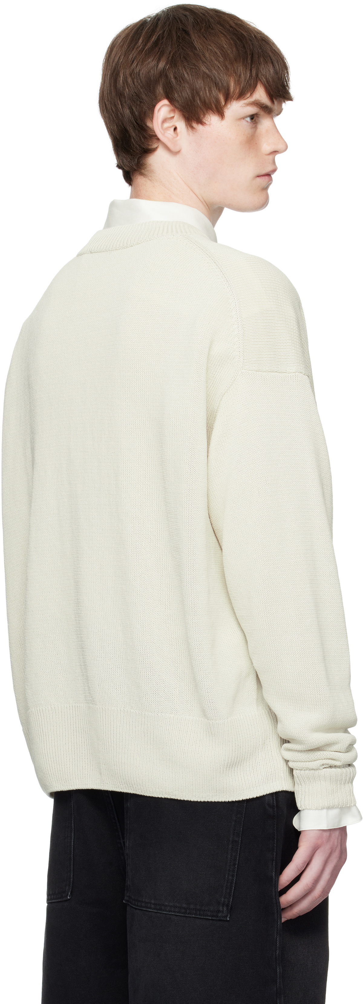 Studio Nicholson Gray Kami Sweater