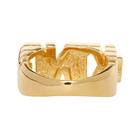 Dolce and Gabbana Gold King Ring