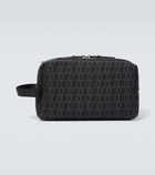 Christian Louboutin Zip N Flap logo jacquard pouch