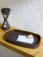 Assouline - Pebble Leather-Trimmed Wood Tray