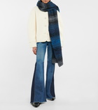 Chloe - Striped cashmere scarf