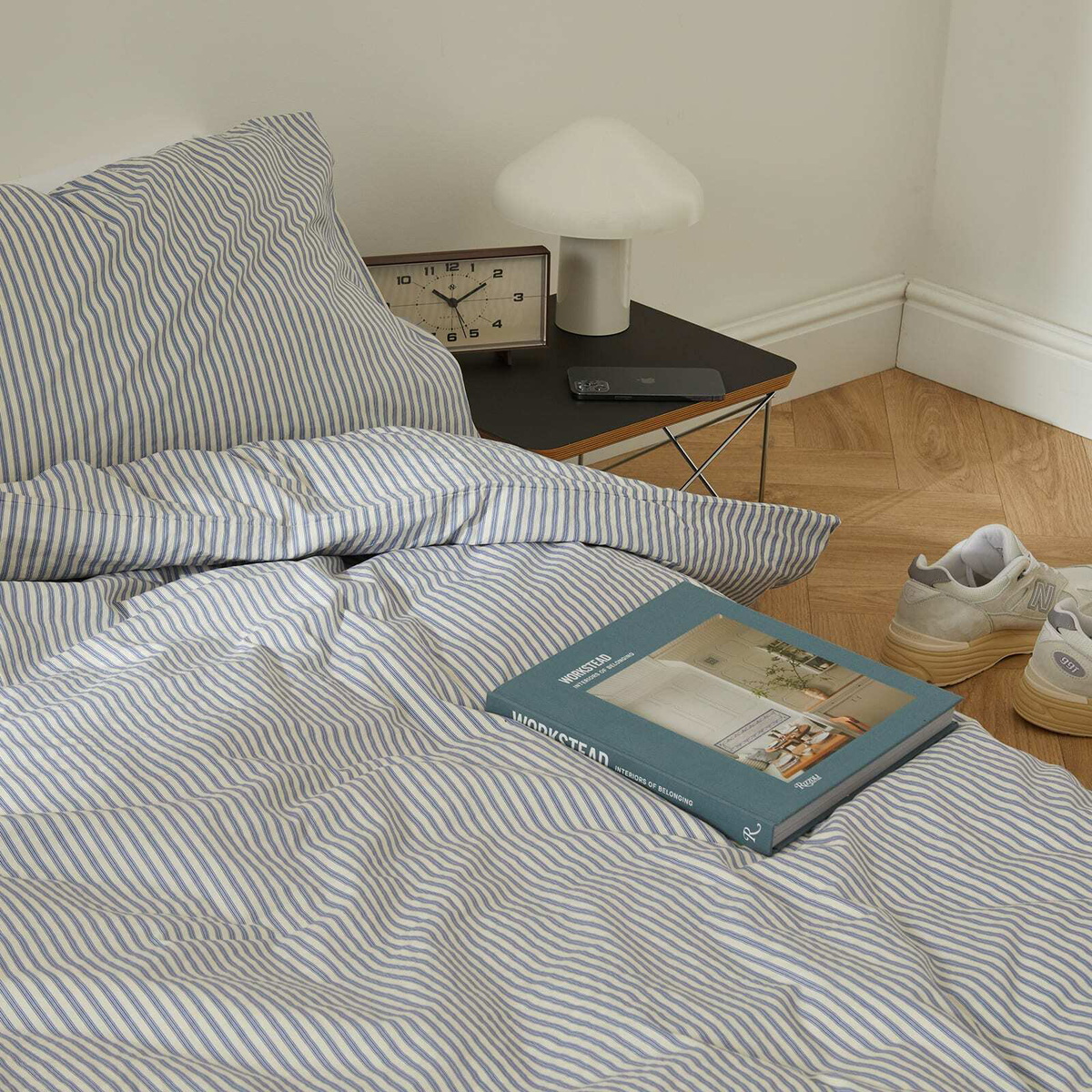 Tekla Fabrics Double Duvet in Skagen Stripes 